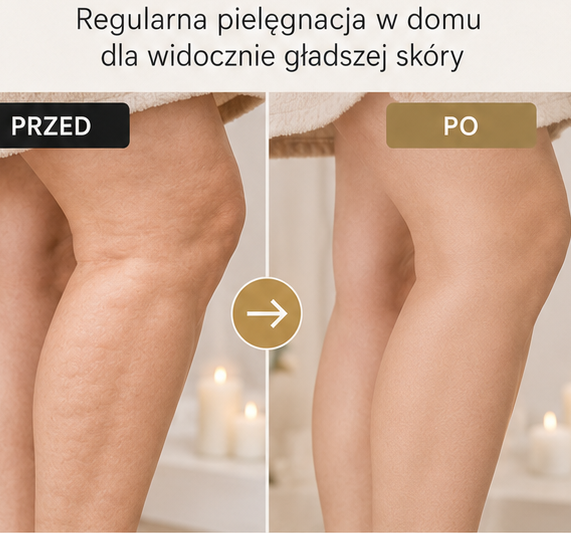 Łydki — przed i po